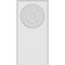 Ekena Millwork Standard Foster Bullseye Plinth Block with Beveled Edge, 4 1/2"W x 9"H x 3/4"P PBP045X090X075FOS03 - alternate 2